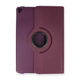 Newface Ipad 9.7 (2018) Kılıf 360 Tablet Deri Kılıf - Mürdüm