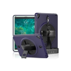 Newface Ipad 5 Air 9.7 Kılıf Strap-C Otterbox Tablet Kapak - Lacivert