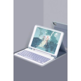 Newface iPad Air 11 (2024) Kılıf KC01 Smart Klavyeli Tablet Kılıfı - Lacivert