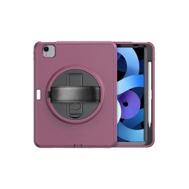 Newface Ipad 2022 10.9 (10.nesil) Kılıf Hand Strap Tablet Kılıfı - Mürdüm