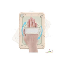 Newface iPad 5 Air 9.7 Kılıf Strap New Tablet Kapak - Pembe