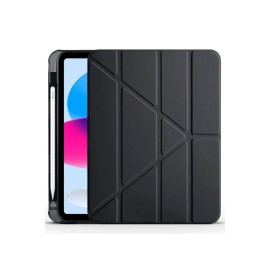 Newface iPad 2022 10.9 (10.nesil) Kılıf Kalemlikli Mars Tablet Kılıfı - Siyah