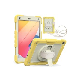 Newface Ipad 5 Air 9.7 Kılıf Strap New Tablet Kapak - Sarı