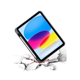 Newface iPad 2022 10.9 (10.nesil) Kılıf Kalemlikli Mars Tablet Kılıfı - Siyah