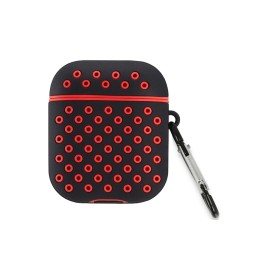 Newface Airpods 3 (3.nesil) Spor Delikli Kılıf - Siyah-Kırmızı