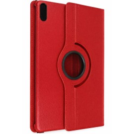 Newface Huawei MatePad 11 10.9 360 Tablet Deri Kılıf - Kırmızı