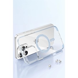 Joko Apple Iphone 16 Pro Max Move Taşlı Magsafe Kapak - Lila