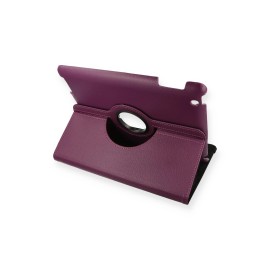 Newface Ipad 4 9.7 Kılıf 360 Tablet Deri Kılıf - Mürdüm