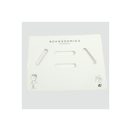 Fular Kartı 14X16 cm-Beyaz