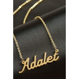 Adalet isimli kolye -Sarı