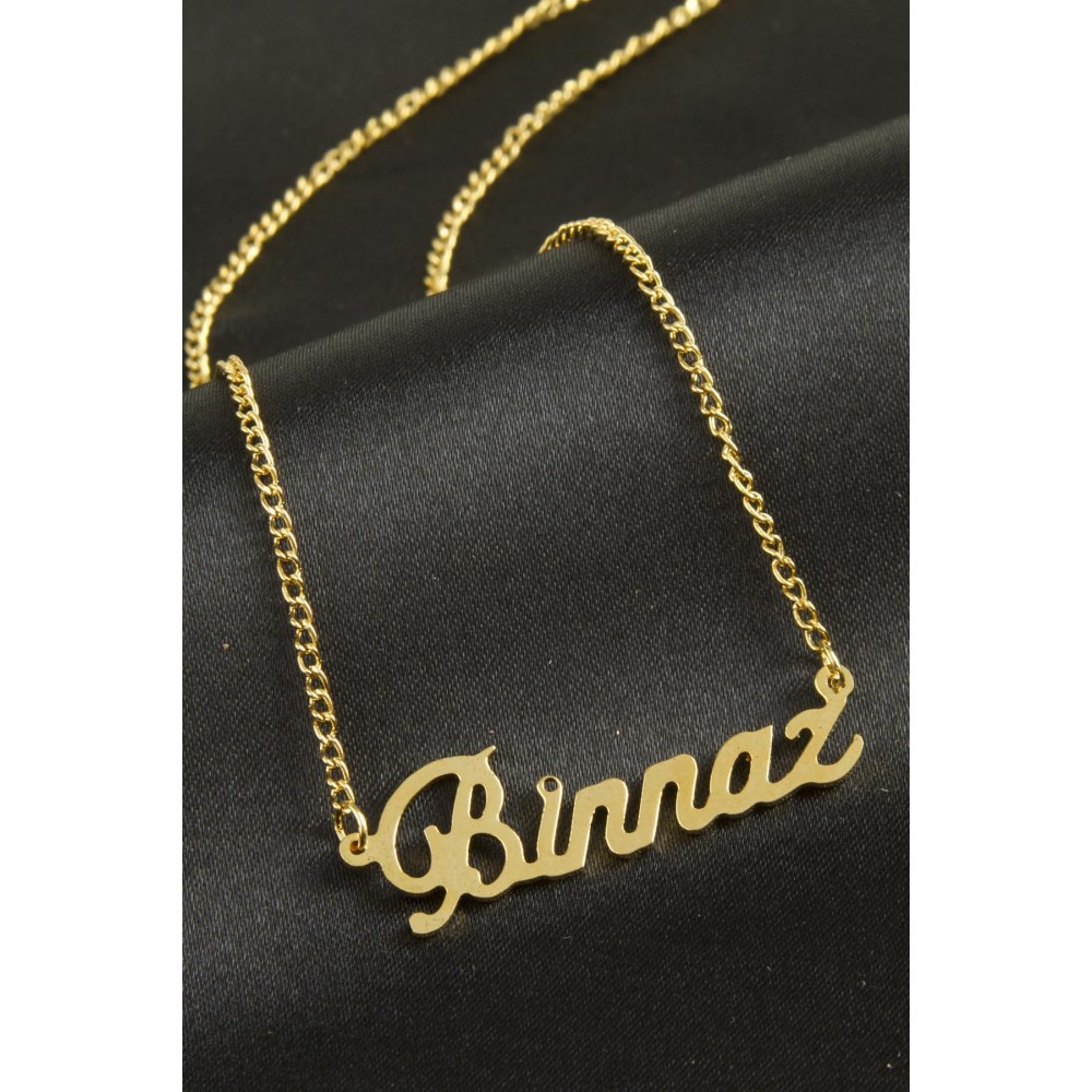 Binnaz isimli kolye -Sarı