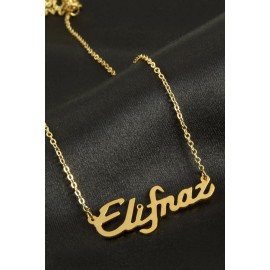 Elifnaz isimli kolye -Sarı