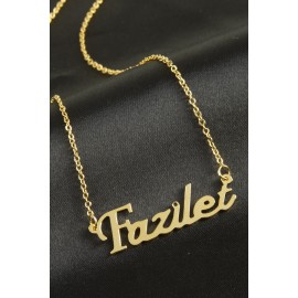 Fazilet isimli kolye -Sarı