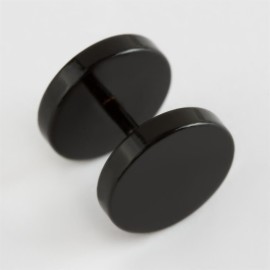 8 mm Silindir Piercing 1 Adet-Gümüş Rengi