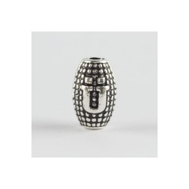 8 mm Arpa Kesim Metal Harf  metal tesbih harfi -Ü