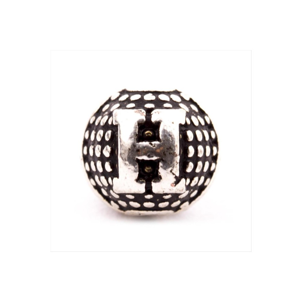 8 mm Metal Harf  metal tesbih harfi -H