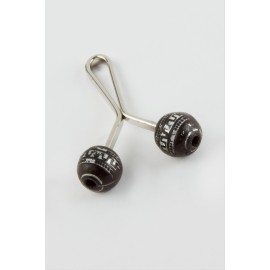 Yuvarlak Klipsi Firkete-Siyah