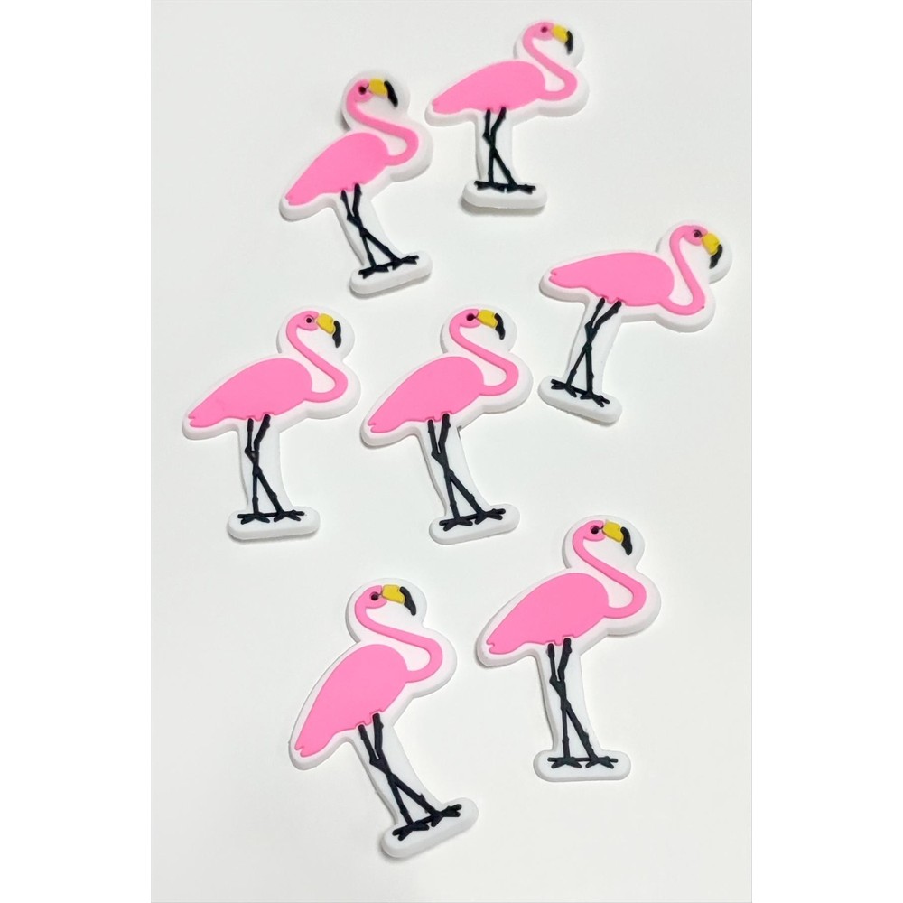 Flamingo Silikonlu Figür 1 Adet-Pembe