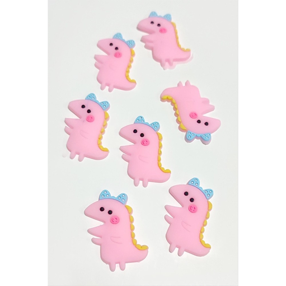 Dinazor Silikonlu Figür 1 Adet-Pembe