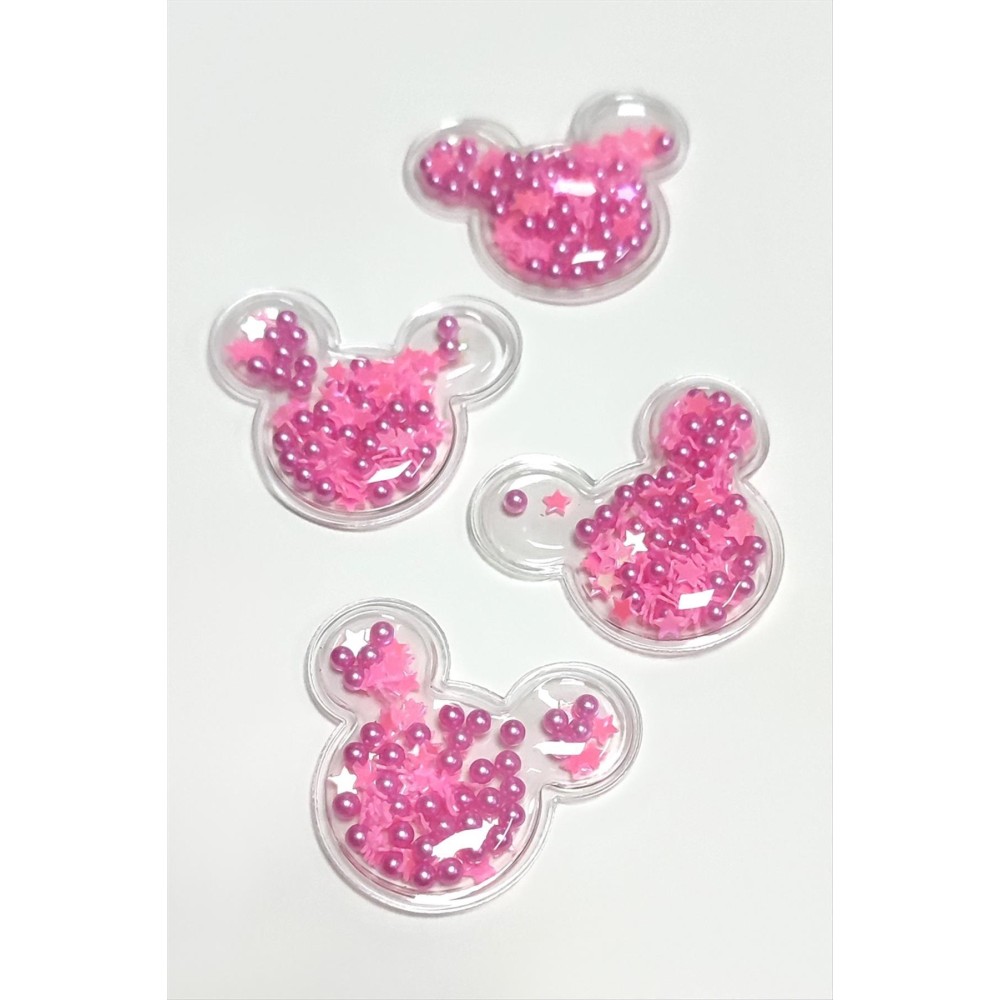 Ayıcık Şeffef Figür 1 Adet-Pembe