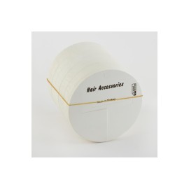 Yuvarlak Saç Aksesuar Kartı-Kahverengi