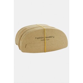 Elips Şal Fular Kartı-Kahverengi