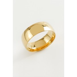 Alyans Lüks Çelik Yüzük 8 mm-7