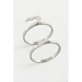 Kalp Çift Yüzük-18