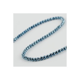 4 mm Fasetli Hematit Taşı-Sarı