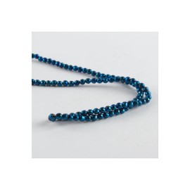 3 mm Fasetli Hematit Taşı-Gümüş Rengi