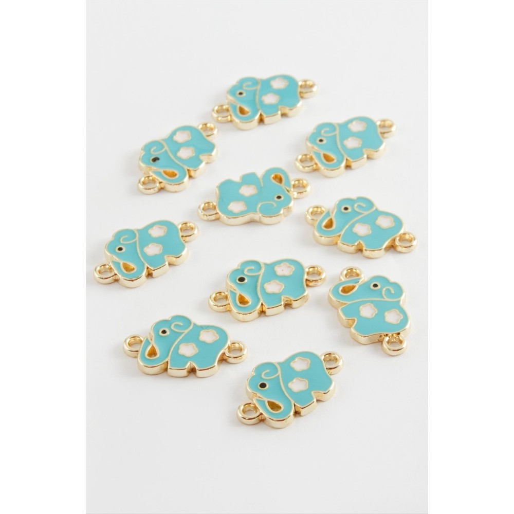 Fil Mineli Çift Kulplu Aparat 1 Adet-Açık Mavi