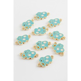 Fil Mineli Çift Kulplu Aparat 1 Adet-Açık Mavi