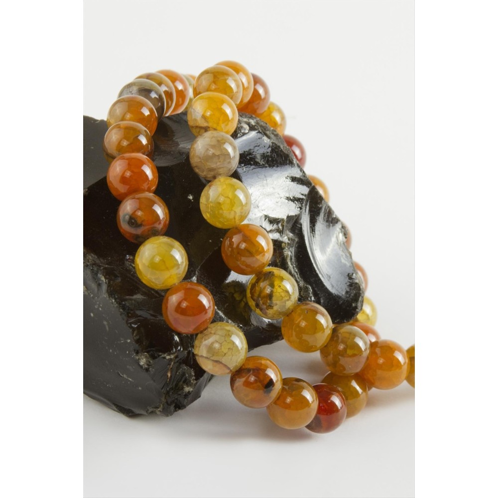 Akik Taşı 10 mm-Kahverengi