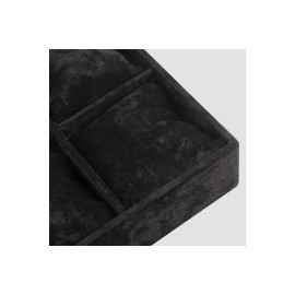 6lı Anfora Kumaş Yastıklı Tabla-Gri