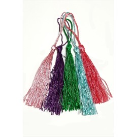 1 Adet Pamuk Püskül 14 cm-Bordo