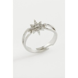 Şimşek Zirkon Taşlı Yüzük-Sarı