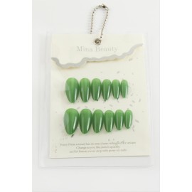 Mina Beauty Kedi Gözü Takma Tırnak-Beyaz