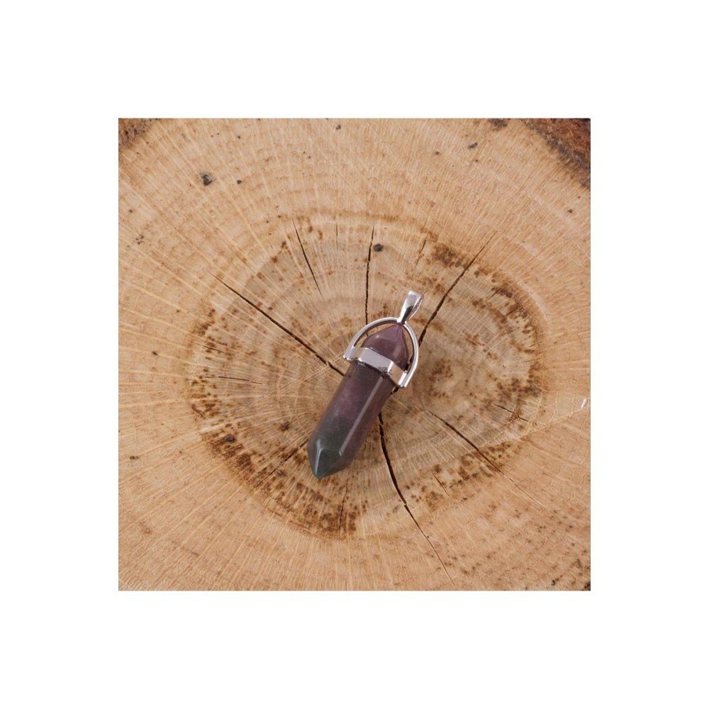 Akik Point Kolye Ucu-Renkli