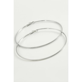 Ezme Metal Halka Küpe 8-9-10 cm-9 cm