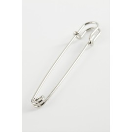 İskoç Çengel İğnesi 8 cm 1 Adet-Gümüş Rengi