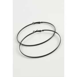 Düz Metal Halka Küpe 8-9-10 cm-8 cm