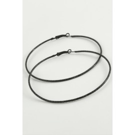 Çizgili Metal Halka Küpe 8-9-10 cm-9 cm