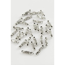 Çizgili Tesbih Ara Aparatı 50 Gram-Gümüş Rengi