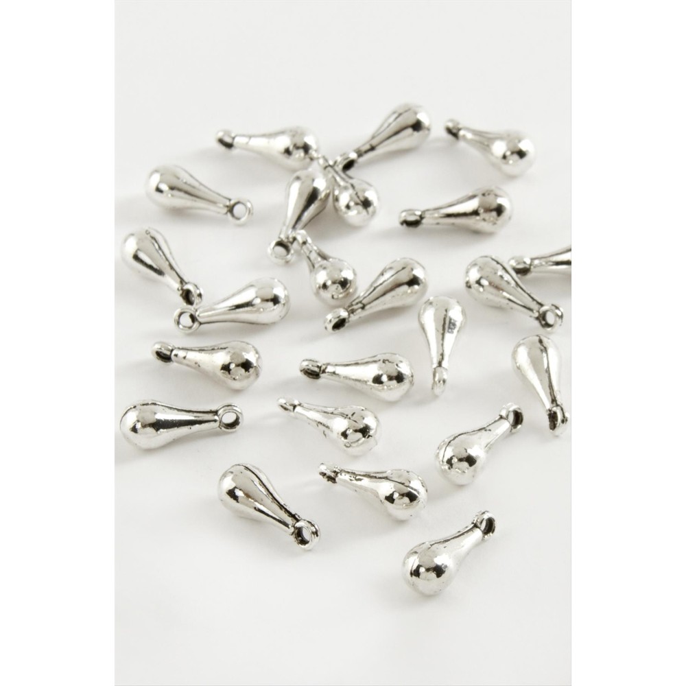 Düz Tesbih Püskül Ara Aparatı 50 Gram-Gümüş Rengi