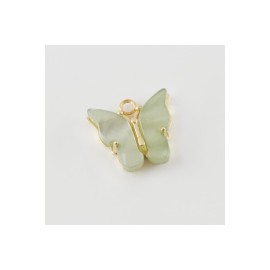 Kelebek Figürlü Kolye Ucu-Mavi