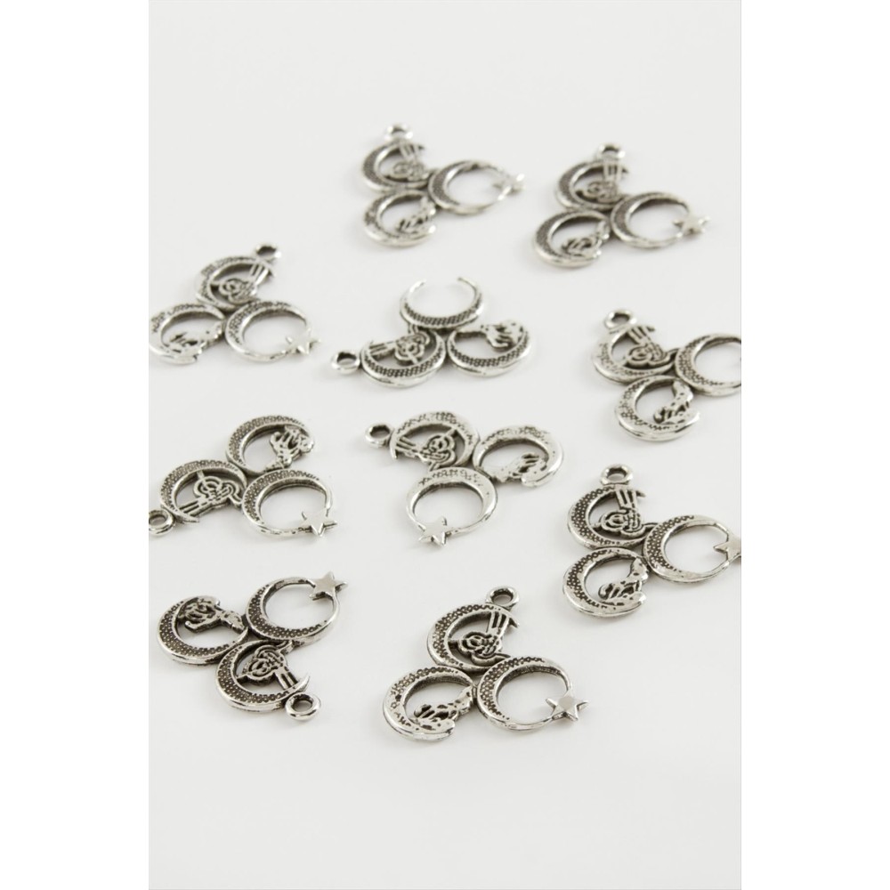 Hilal Tesbih Püskül Aparatı 50 Gram-Gümüş Rengi