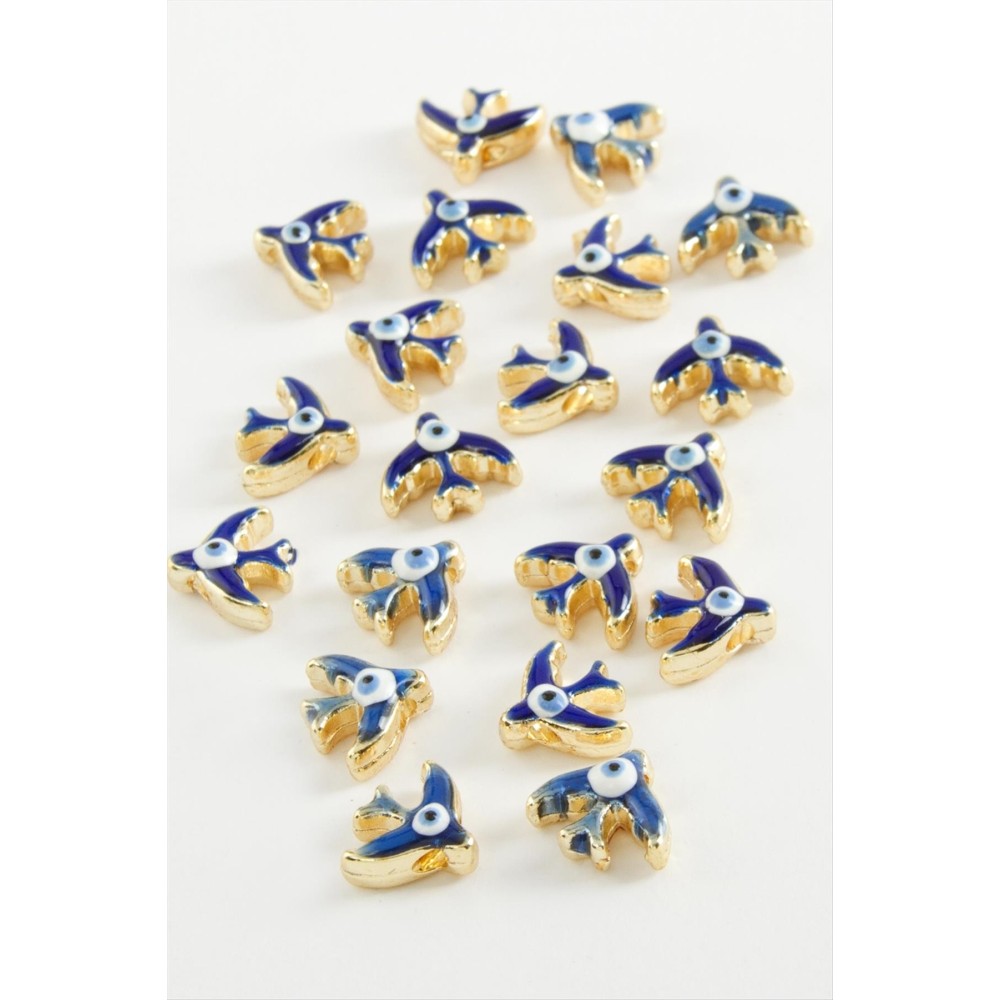 Anka Kuşu Mineli Bileklik ve Kolye Ucu Aparatı 1 Adet-Beyaz