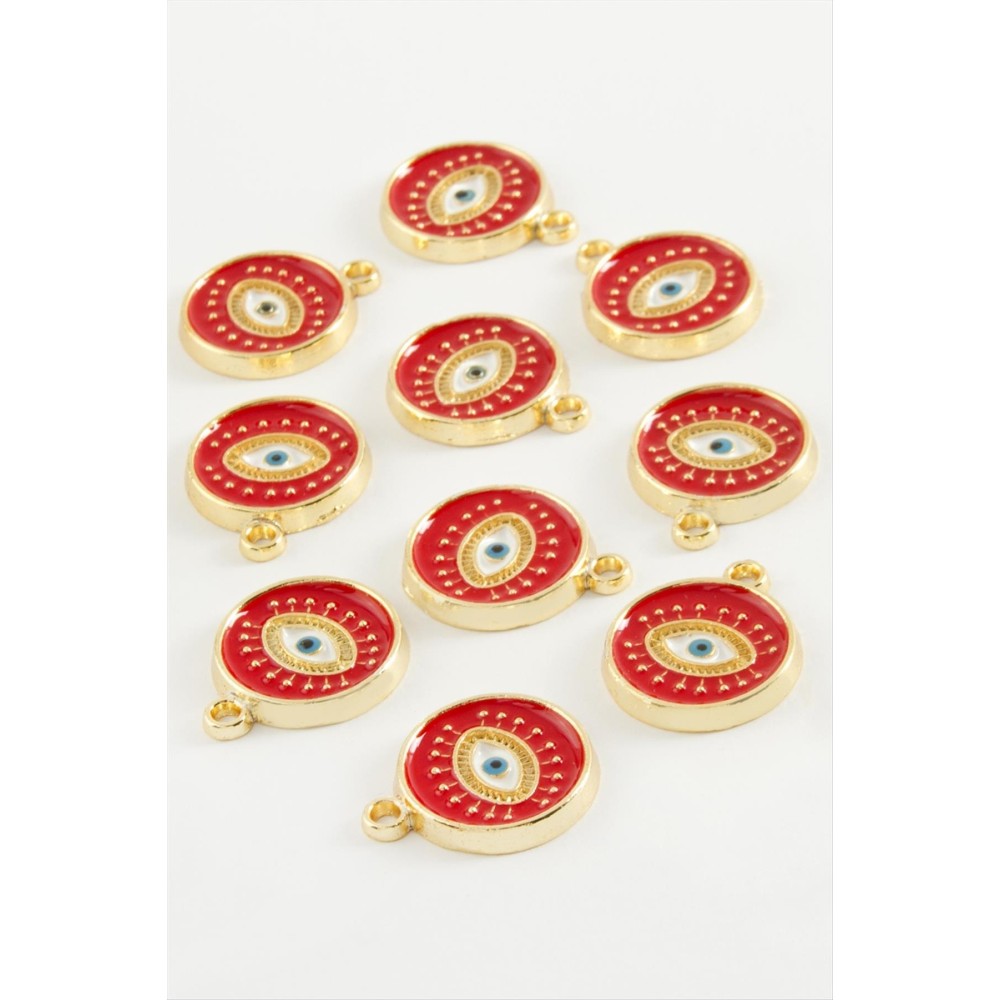 Göz Tek Kulp Mineli Bileklik ve Kolye Ucu Aparatı 1 Adet-Turkuaz