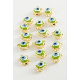 Kaplumbağa Mineli Bileklik ve Kolye Ucu Aparatı 1 Adet-Kırmızı