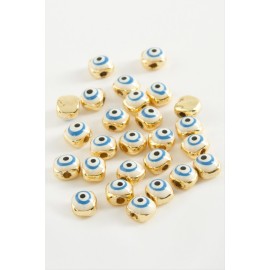 Nazar Mineli Bileklik ve Kolye Ucu Aparatı 1 Adet-Açık Pembe